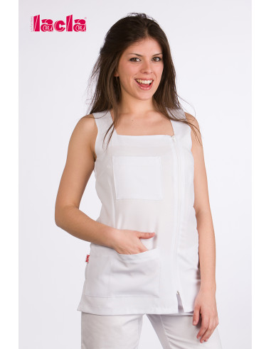 CASACA SIM CREMALLERA BLANCA